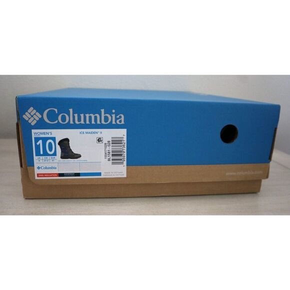 Columbia 1554171 Women's Sz 10 Black/Dark Lavender Ice Maiden II Snow Boots - Picture 12 of 12